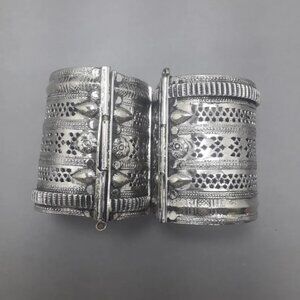 Single Cuff Bracelet, Antique Afghan Cuff, Vintage Afghan Handcuff Bracelet